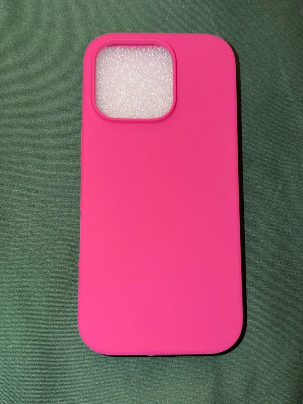 Hot Pink Silicone Phone Case - Iphone 16 Pro